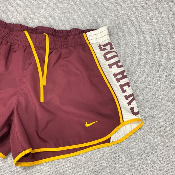 Nike Dri Fit Shorts Lined Women Large Minnesota Golden Gophers Maroon - Picture 9 of 11